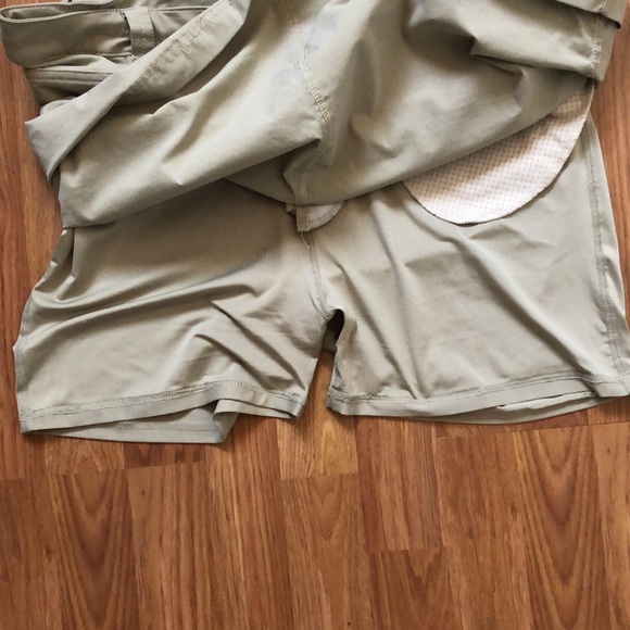 Eddie Bauer Travex Skirt Skort Khaki Sz 14 - Picture 9 of 10